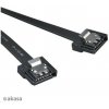 AKASA kabel Super slim SATA3 datový kabel k HDD,SSD a optickým mechanikám, černý, 15cm AK-CBSA05-15BK