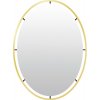 Výrobce po 1 ks Nástenné zrkadlo SALEM 80x60 cm zlaté 124670 + záruka 3 roky zadarmo