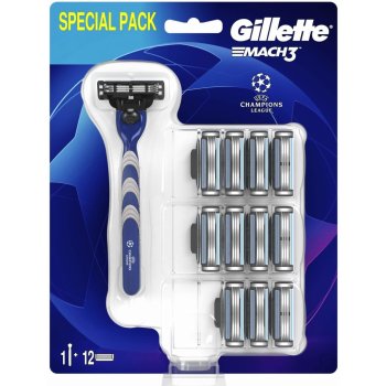 Gillette Mach3 + 12 ks hlavic