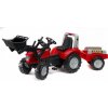 FALK - Šliapací traktor McCormick s nakladačom a vlečkou (FA-3020AM)