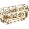 Wooden City 3D mechanické puzzle Londýnsky bus Double Decker 216 ks WR303