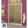 Ronal Top-Line TOPS2 Posuvné dvere s pevn.st. v rovine 1400x1900 Biela/Durlux TOPS214000422