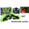 JOKO RC Kaskadérske Autíčko STUNT 360 Rotate na diaľkové ovládanie + svetlo, zelené