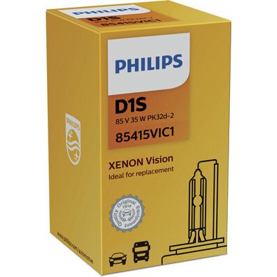 žiarovka pre diaľkový svetlomet PHILIPS Xenon Vision D1S (Plynova vybojka), 85V, 35W 85415VIC1 EAN: 8727900364743