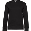 B&C | QUEEN Crew Neck, Dámska mikina, čierna pure, XL