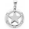 Nerezový prívesok Starlight - strieborné farby - SPD.6703