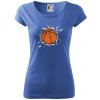 Basketbal lopta v triku - Dámske tričko Pure - S ( Svetlomodrá )