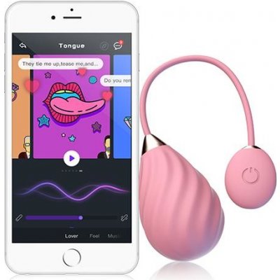 Magic Motion - Magic Sundae App Controlled Love Egg Pink - Vibračné Vajíčko