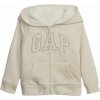 Detská mikina GAP, BABY béžová,strieborná, 4Y