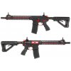 G&G Airsoftová zbraň CM16 SRXL Red Edition, Sportline, čierna, elektronická spúšť