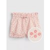 GAP Baby ľanové kvetované kraťasy Utility Ružová 4 ROKY Ružová Ružová
