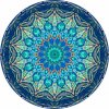 Jedlý papier modrá mandala 19,5 cm - Pictu Hap - Pictu Hap