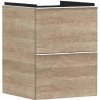 Hansgrohe Xelu Q - Umývadlová skrinka, 63x48x50 cm, 2 zásuvky, prírodný dub/matná biela 54021700