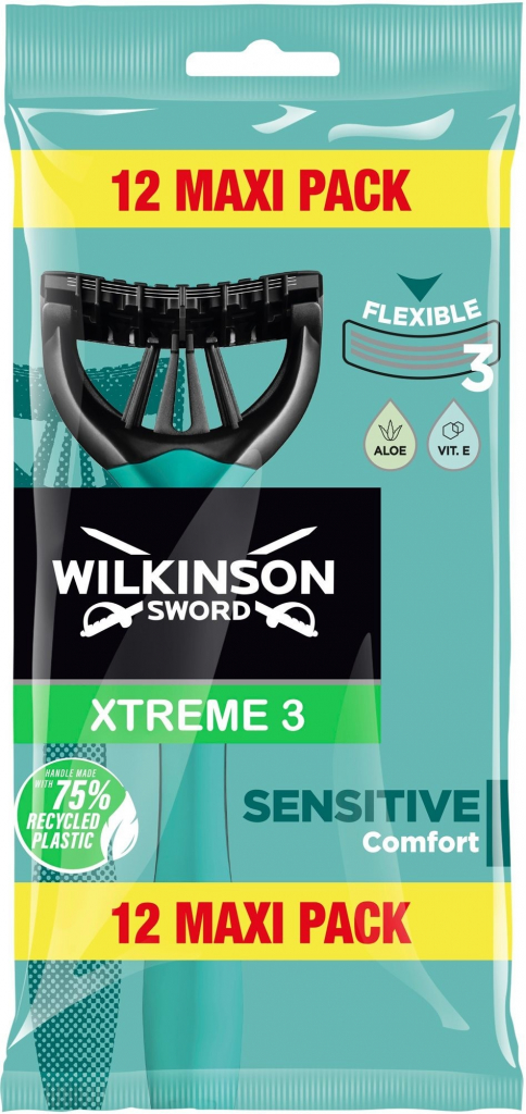 Wilkinson Sword Xtreme 3 Sensitive Comfort 12 ks