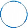VFstyle Fitness foam Hula hoop pruhovaná 80 cm modro-sivá