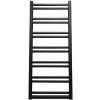 Regnis Retro, vykurovacie teleso 540x1650mm, 712W, čierna matná, RETRO165/50/D500/BLACK