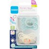 Mam Cumlík Perfect Night silikón 0m+ so sterilizačným boxom béžová+tyrkysová