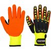 PORTWEST ANTI IMPACT GRIP A721 / Rukavice s ochranou proti nárazu - žltá/oranžová L