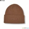 Fox čiapka Wordmark beanie, walnut, one size