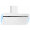 Klarstein Alina 90 Smart, digestor, 90 cm, nástenný, 600 m³/h, LED podsvietenie, skleněné čelo, biely (CGCH3-AlinaS-90WH)