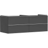Hansgrohe Xelu Q Umývadlová skrinka, 50x136x55 cm, 4 zásuvky, matná sivá/matná biela 54087700-HG
