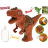 Mikrotrading Dinoworld dinosaurus 17 cm na baterie se světlem a zvukem vytvářející páru