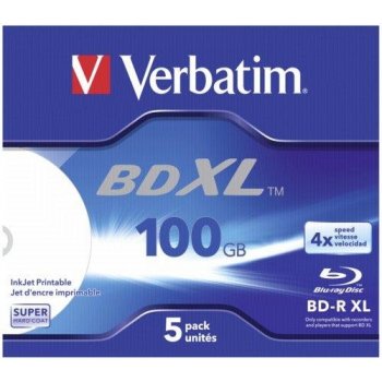 Verbatim BD-R 100GB 4x, 5ks