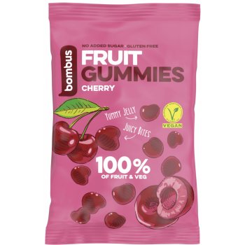 Bombus Fruit gummies čerešňa 35 g