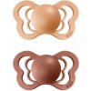 Bibs Couture anatomické cumlíky silikon 2ks Peach / Woodchuck