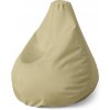 Sablio Sedací vak Pear Žltohnedá - 140 x 100 x 25 cm