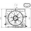 Ventilátor chladenia motora NRF 12V, 850W 47920 EAN: 8718042322302