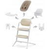 Cybex Lemo 2 Gold 4 in 1 Set 2024 Sand White detská jedálenská stolička drevená