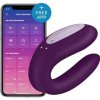 SATISFYER Double Joy Black smart párový vibrátor