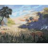 ZUTY Maľovanie podľa čísel - PUMA A PALMY (D. RUSTY RUST) Rámovanie: vypnuté plátno na rám, Rozmer: 80x100 cm