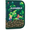 Oxybag Peračník 1 p. 2 chlopne, prázdny Playworld zelenohnedý