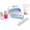 Manikúra s elektronickou UV lampou My Beauty Nail Set Smoby s pilníkom krémom a dva gél laky na nechty
