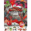 Metalická samolepková knižka - Draky