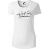 Vysoke Tatry - profil cesty - Dámske tričko z organickej bavlny Origin (GOTS) - XS ( Biela )