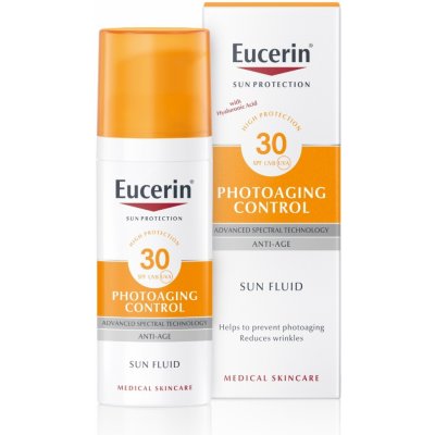 Eucerin Sun emulzie na opaľovanie proti vráskám SPF30 50 ml od 12,92 € -  Heureka.sk