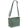 NovaKabelka.sk Batilda Khaki kožená talianska crossbody kabelka zelená