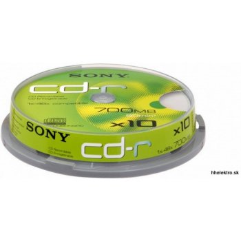 Sony CD-R 700MB 48x, 10ks