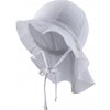 Detský UV klobúk z jemného bavlneného mušelínu UV50+ STERNTALER 1512536 - farba biela Veľkosť: 51cm