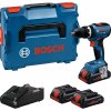 Bosch Akumulátorový príklepový vŕtací skrutkovač GSB 18V-65, L-Boxx, 3x aku 4 Ah ProCORE 06019N3308