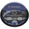 Verbatim M-DISC BD-R Blu-Ray SL 25GB 10ks / 4x / Inkjet printable / spindle (43825-V)