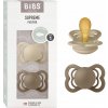 Bibs Supreme kaučuk 2ks Vanilla Dark Oak 270336