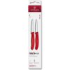 Victorinox Sada 2 kuchynských nožov na zeleninu SWISS CLASSIC 8 cm červená 6.7691.2C1