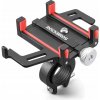 2x hliníkový držiak na telefón na bicykel 360 Rockbros na riadidlá, do priekopy