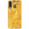 Picasee silikónový prehľadný obal pre Huawei P30 Lite - Gold
