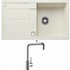 Blanco METRA 5 S biela soft + excentrické ovládanie + Blanco MILI chróm 519413