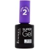 Rimmel Gélový lak na nechty Super Gél Nail Polish 001 Top Coat No Light 12 ml